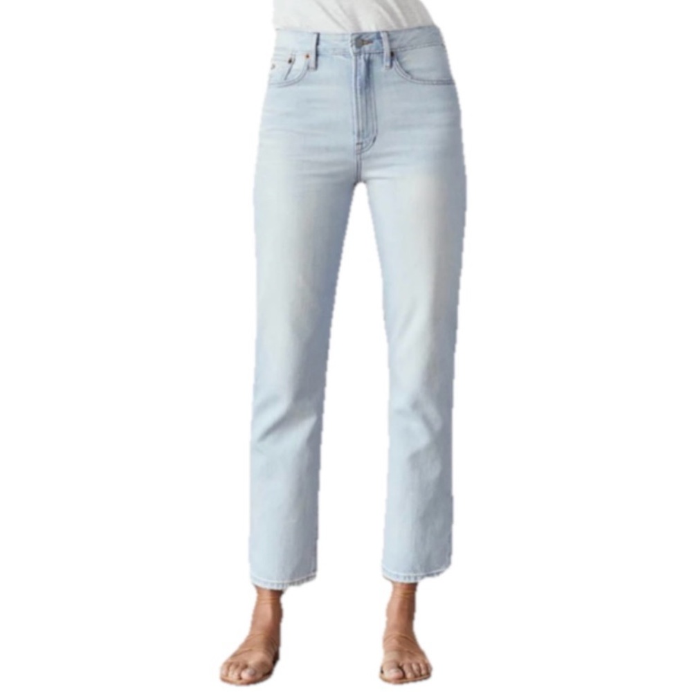 Outerknown The Strand Straight Jean Light Blue Women's Jeans Size 24 & 29